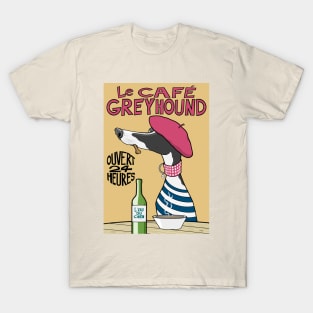 Le Café Greyhound T-Shirt